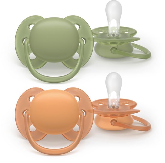 Philips Avent Ultra Soft - Superzachte siliconen fopspeen (18mnd+) - Voor gevoelige huid - 2 stuks - SCF093/05 van Philips — afbeelding 2