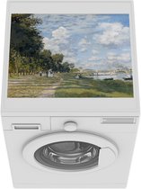 Wasmachine beschermer mat - Het bassin in Argenteuil - Claude Monet - Breedte 55 cm x hoogte 45 cm