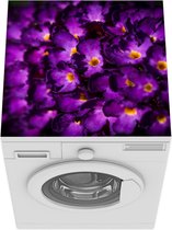 Wasmachine beschermer mat - Verlichte vlinderstruik bloemen - Breedte 60 cm x hoogte 60 cm