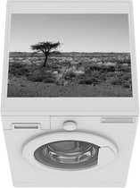 Wasmachine beschermer mat - Omliggende graslanden bij Kgalagadi Transfrontier Park - Breedte 55 cm x hoogte 45 cm