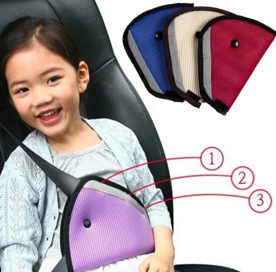 Autogordel Beschermer - Gordelhoes Kinderen - Gordelhoes Autogordel - Autogordel Beschermers Kind - Gordelbeschermer auto - Zwart van Bearsu — afbeelding 3