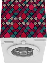 Wasmachine beschermer mat - Patronen - Abstract - Ruiten - Breedte 60 cm x hoogte 60 cm