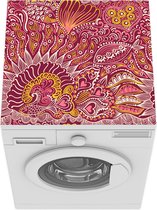 Wasmachine beschermer mat - Koraal - Vis - Hart - Zee - Design - Breedte 60 cm x hoogte 60 cm