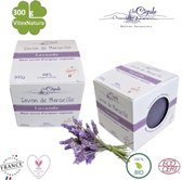 Savon De Marseille zeep 300g glycerine en provenciaalse LAVENDEL origineel Frans zeepblok CUBE | La Cigale