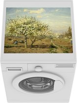 Wasmachine beschermer mat - De Boomgaard - Camille Pissarro - Breedte 55 cm x hoogte 45 cm