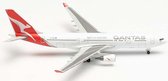 Herpa Airbus vliegtuig A330-200 Qantas Kimberley schaal 1:500 11,8cm