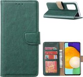 Samsung A53 / A53s hoesje bookcase Groen - Samsung Galaxy A53 wallet case portemonnee hoesje - A53 5G Hoes met Pasjeshouder cover