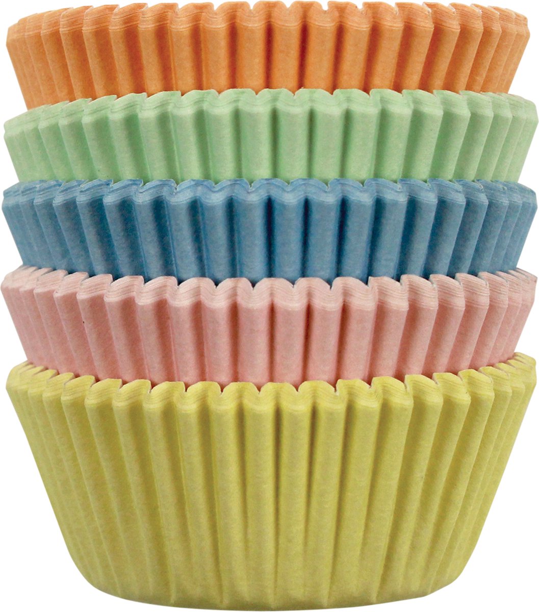 PME Mini Cupcake Vormpjes Pastel pk/100 - PME