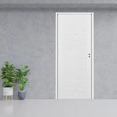 LIEDLINE - Wit Binnendeuren - Deurscharnieren - Deursleutelmechanisme - Deurdoos - Deurblad afmeting 72,5 x 203 cm, Deurset afmeting met deurkozijn: 77 x 205,5 CM