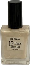 D'Donna - 15-Days Effect Gel Nagellak Pearl - Wit Parelmoer - 1 Flesje met 16 ml. inhoud - Nummer 24