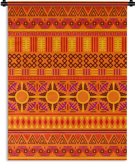 Tapisserie - Tapisserie - Motifs - Oranje - Soleil - 90x120 cm - Tapisserie
