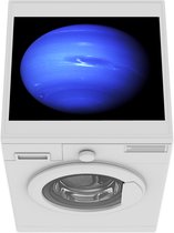 Wasmachine beschermer mat - Neptunus - Ruimte - Blauw - Breedte 55 cm x hoogte 45 cm