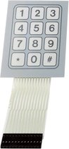 TRU COMPONENTS SU709930 Folietoetsenbord Keypad matrix 3 x 4 1 stuk(s)