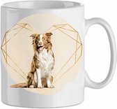 Mok Border collie 3.2| Hond| Hondenliefhebber | Cadeau| Cadeau voor hem| cadeau voor haar | Beker 31 CL