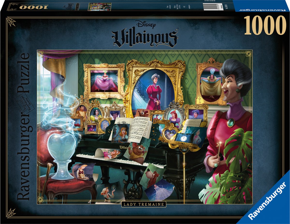 Ravensburger puzzel Disney Villainous Lady Tremaine - Legpuzzel - 1000 stukjes