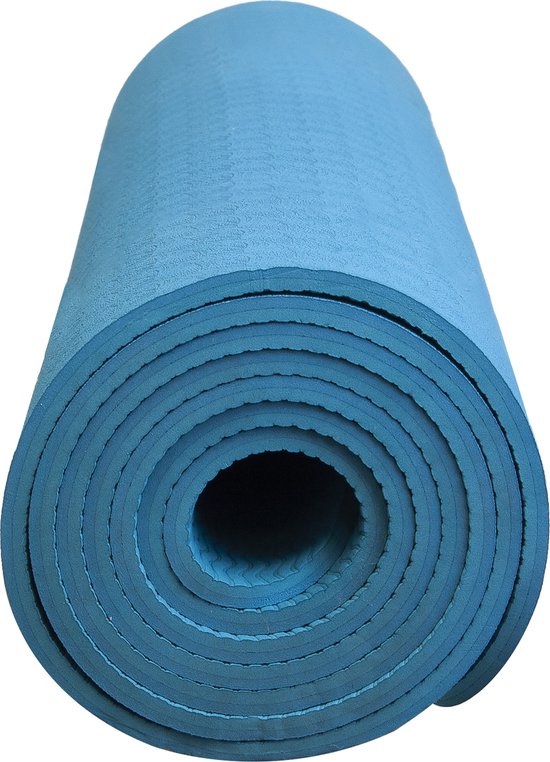 Yogamat - Senz Sports TPE Mat - Blauw van Senz Sports — afbeelding 4