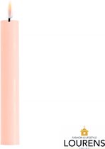 Luxe LED kaars - Light Pink LED Dinner Candle D2,2 x 15 cm (2 pcs.) - net een echte kaars! Deluxe Homeart