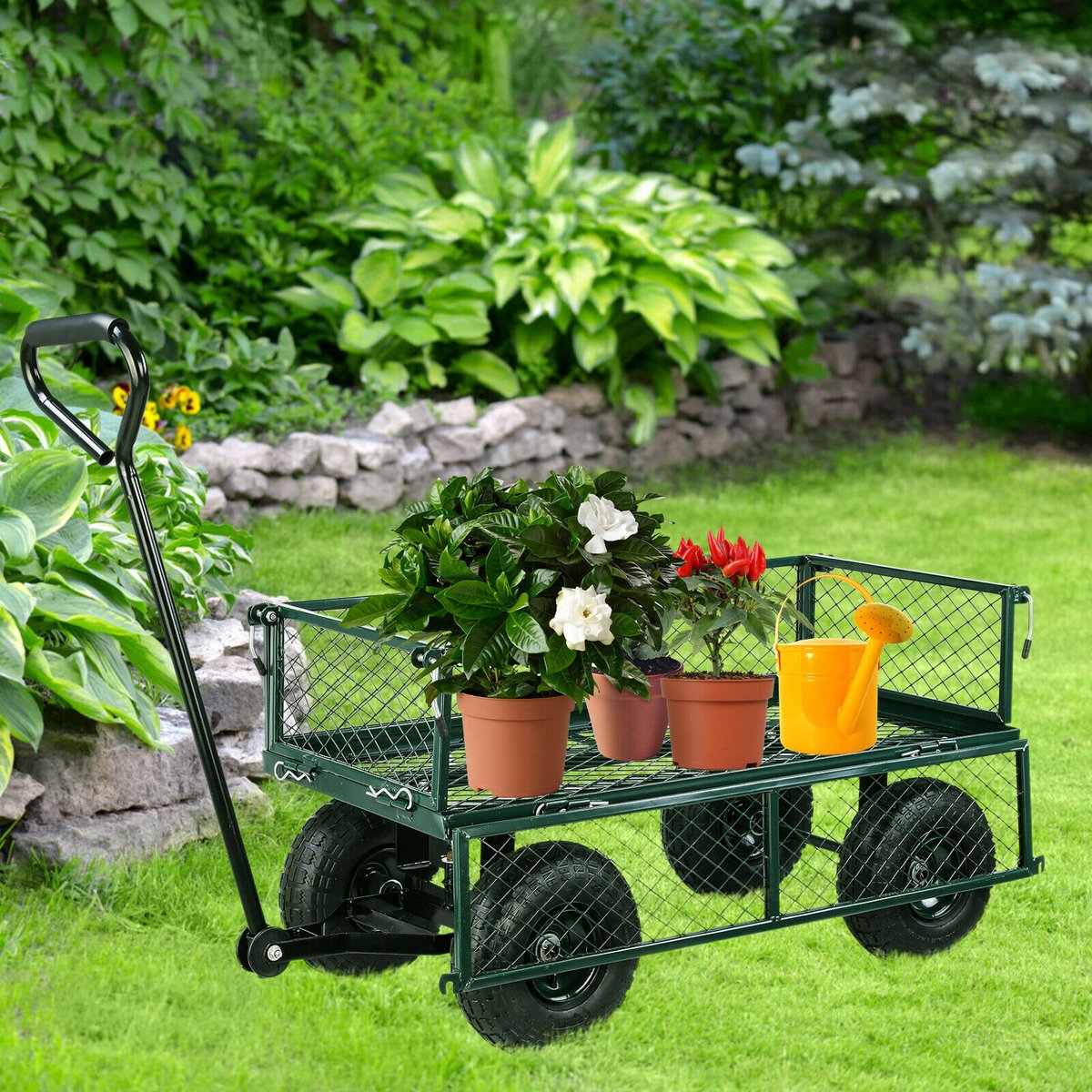Chariots de jardin Outil de chariot -Pliable
