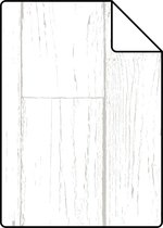 Proefstaal Origin Wallcoverings behang sloophout planken ivoor wit - 347551 - 26,5 x 21 cm