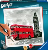 Ravensburger CreArt Londen - Schilderen op nummer voor volwassenen - Hobbypakket