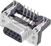 Harting Harting 09 66 552 6613 D-sub female connector 90 ° Aantal polen: 50 Solderen 1 stuk(s)