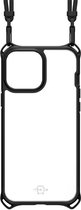 ITSkins Level 2 Hybrid Sling cover - zwart/transparant - voor iPhone 13 Mini