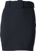 Dames korte rok met afneembare riem - marine | Maat 176 (L)