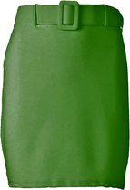 Dames korte rok met afneembare riem - groen | Maat 164 (M)