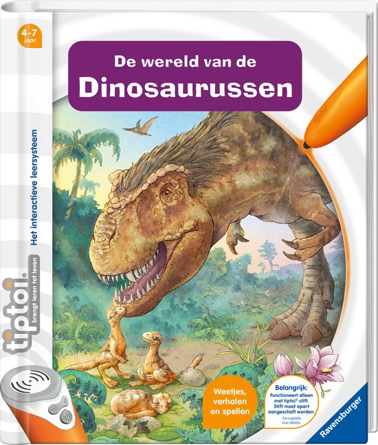 tiptoi® Boek Ontdek de Wereld van de Dinosaurussen  - Ravensburger - Leersysteem