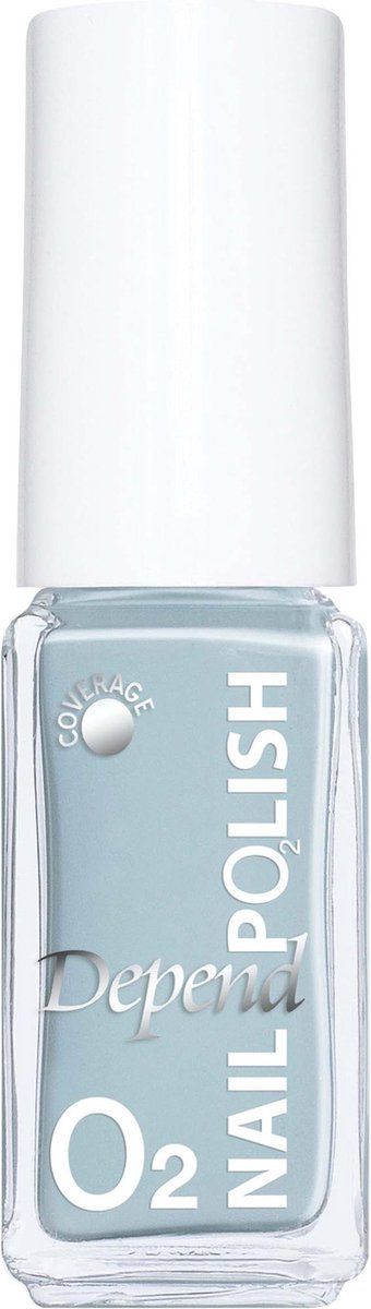 Depend Cosmetic | O2 Nail Polish | nagellak | licht blauw/grijs | nr.648 | 5ml