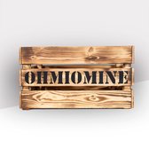 Ohmiomine Transporter Fietskrat Gebrand Hout