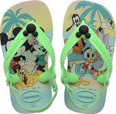 Havaianas Baby Disney Classics Unisex Slippers - Lime Green - Maat 23/24