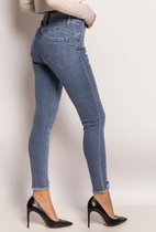Dames High Waist skinny jeans Ghatra 1989 Bleu Size : 40-30