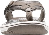 Clarks Brinkley Sea Dames Slippers - Pewter - Maat 41