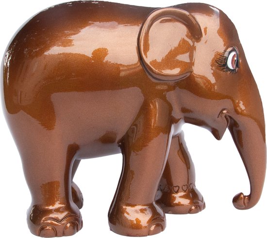 Elephant Parade - Metallic Sweet Toffee - Handgemaakt Olifanten Beeldje - 20cm