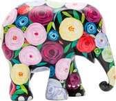 Elephant Parade - Rambling Rose - Handgemaakt Olifanten Beeldje - 30cm