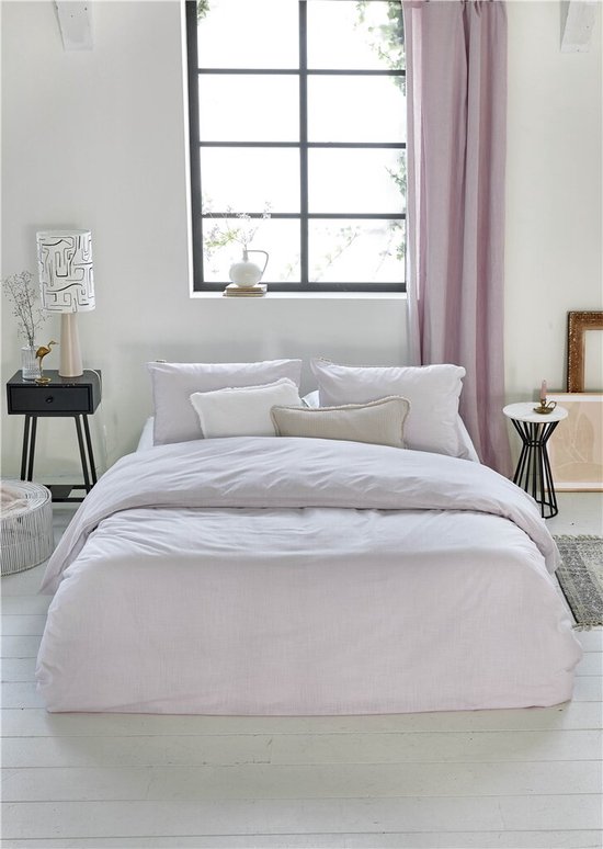 Walra Dekbedovertrek Vintage Cotton - 140x220 - 100% Katoen - Lila van Walra — afbeelding 4
