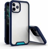 iPhone 13 Bumper Case Hoesje - Apple iPhone 13 - Transparant / Blauw