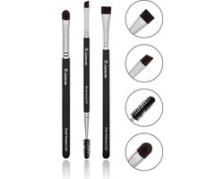 Wenkbrauwborstel set 3 delig - Make-Up kwasten