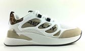 Replay Maze meisjes sneaker - Beige wit - Maat 28