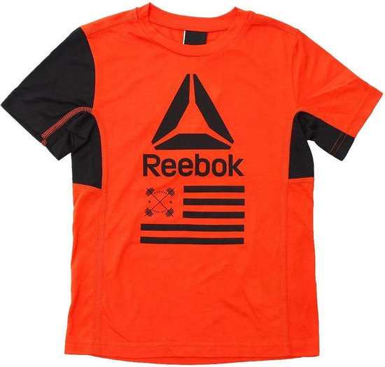Reebok B Ftr Tee T-shirt Enfants , orange 5 /6 ans