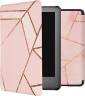 iMoshion Ereader Cover / Hoesje Geschikt voor Amazon Kindle 10 - iMoshion Design Slim Hard Case Bookcase - Roze / Pink Graphic