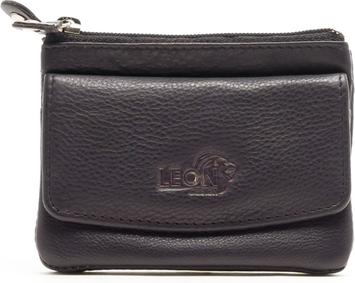 Sleuteletui - Dubbelvaks - Sleutel - Keingeld - Pasjesetui - Leer - Sleutel etui - Sleuteletui heren - Sleuteletui met rits - Sleuteletui dames - Sleutelmapje - Sleuteletui leer - Sleutelbeursje - Kleine cadeautjes voor kinderen - Goedkope cadeautjes