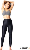 Dames Legging | hoog sluitend |elastische band |sport legging | yoga legging | fitness legging | kleur: zwart | Maat: L