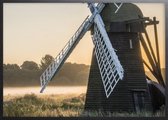 Poster Met Zwarte Lijst - Oude Windmolen Poster