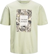 JACK&JONES ORIGINALS JORFLOWER BRANDING TEE SS CREW NECK LN Heren T-Shirt - Maat XXL