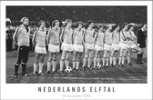 Walljar - Nederlands elftal '78 - Zwart wit poster met lijst