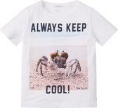 TOM TAILOR photo printed t-shirt Meisjes T-shirt - Maat 116/122