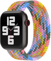 Smartphonica Gevlochten bandje voor Apple Watch 38/40/41 mm - Meerkleurig / Lengte: L / Nylon