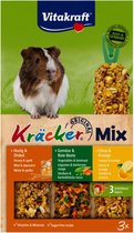3x Vitakraft - Kracker Mix met honing, groenten en citroen voor cavia's - (3 sticks in verpakking)